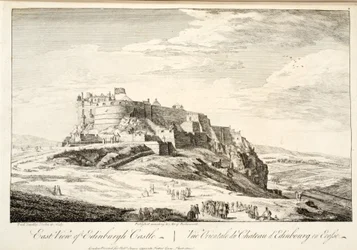Vista Este del Castillo de Edimburgo, 